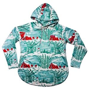 Magellan Outdoors Boyfriend Fit Hoodie Womens M Christmas Performance Pullover
